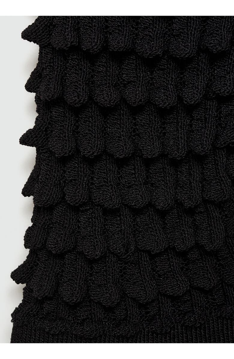 MANGO Textured Elbow Sleeve Sweater, Alternate, color, 