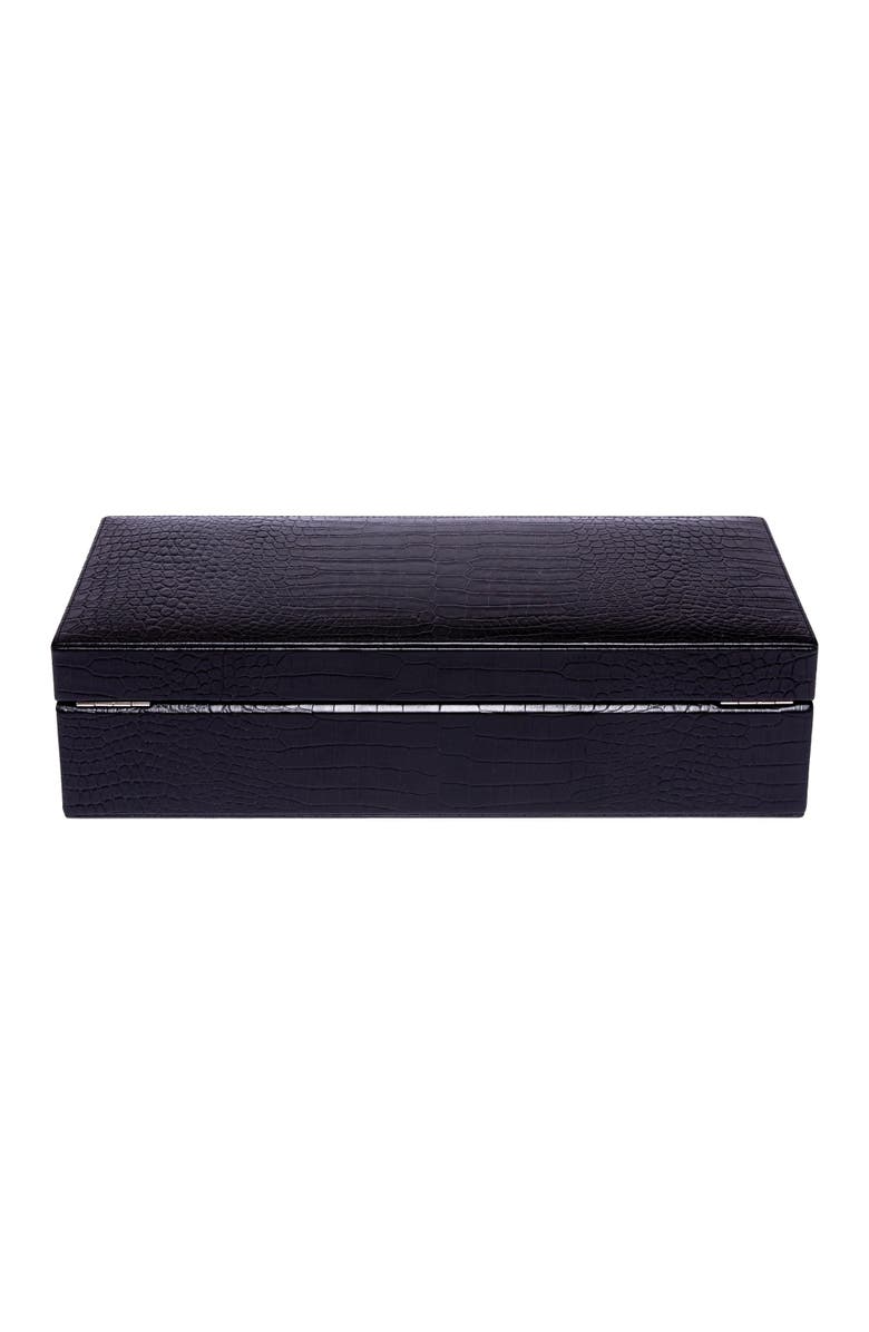 Rapport London BROMPTON FIVE WATCH BOX, Alternate, color, Black