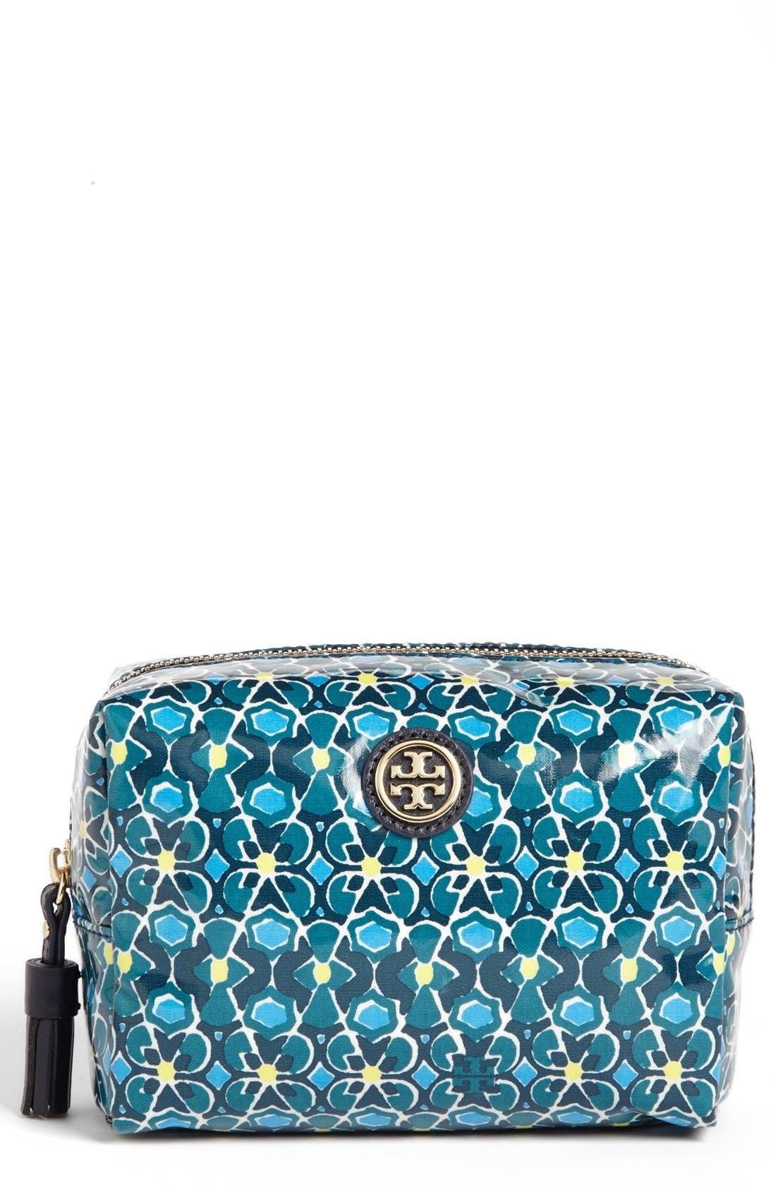 'Brigitte' Cosmetics Case, Main, color, ELECTRIC EEL MOSAIC MULTI