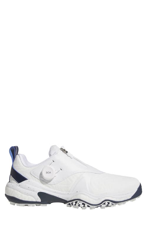 Adidas Originals Adidas Codechaos Boa 25 Waterproof Spikeless Golf Shoe In White/silver/collegiate Navy
