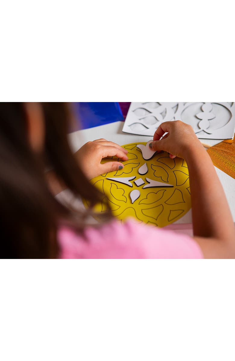 KULTURE KHAZANA Foil Craft Rangoli Mandala Playset, Alternate, color, 