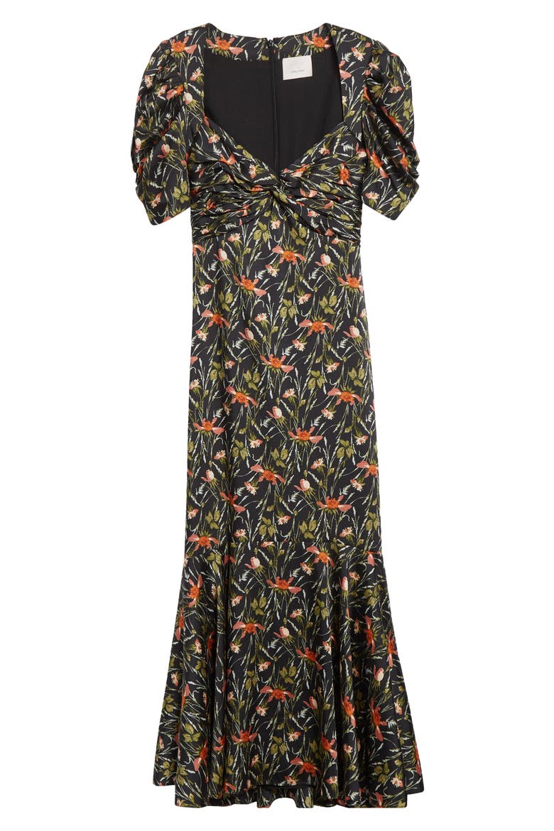 Windswept Meadow Wilma Dress, Alternate, color, BLACK MULTI