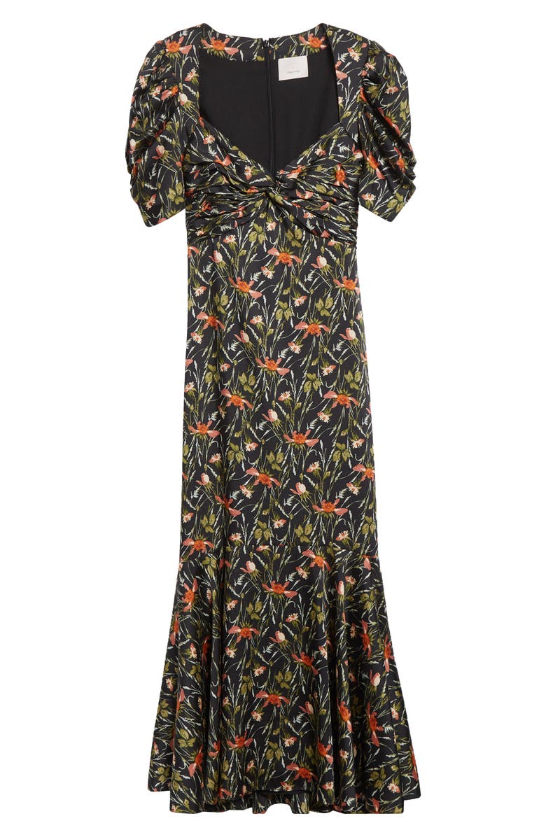 Cinq à Sept Windswept Meadow Wilma Dress, Alternate, color, Black Multi