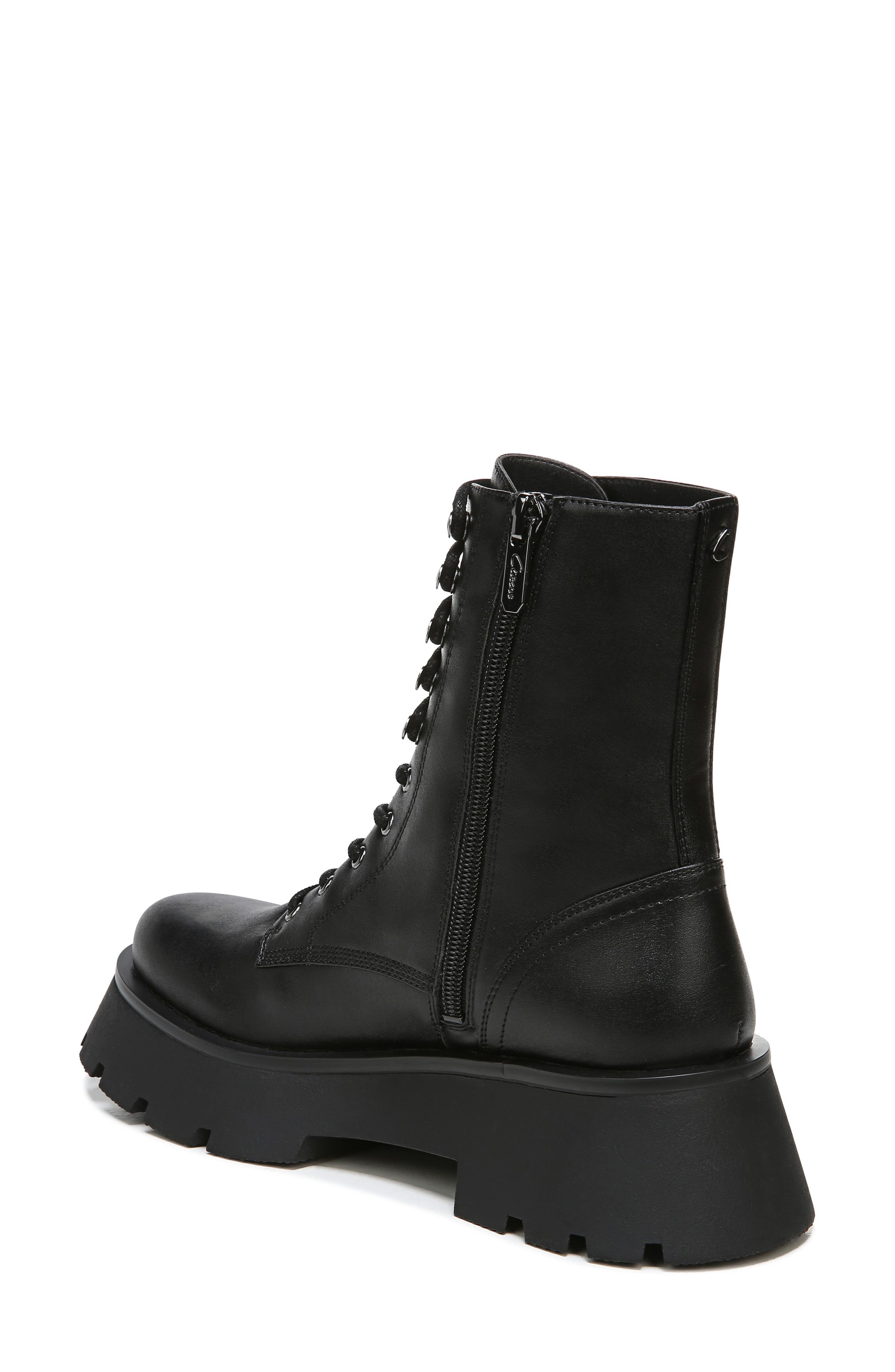 Circus by Sam Edelman Lolita Platform Combat Boot, Alternate, color, BLACK