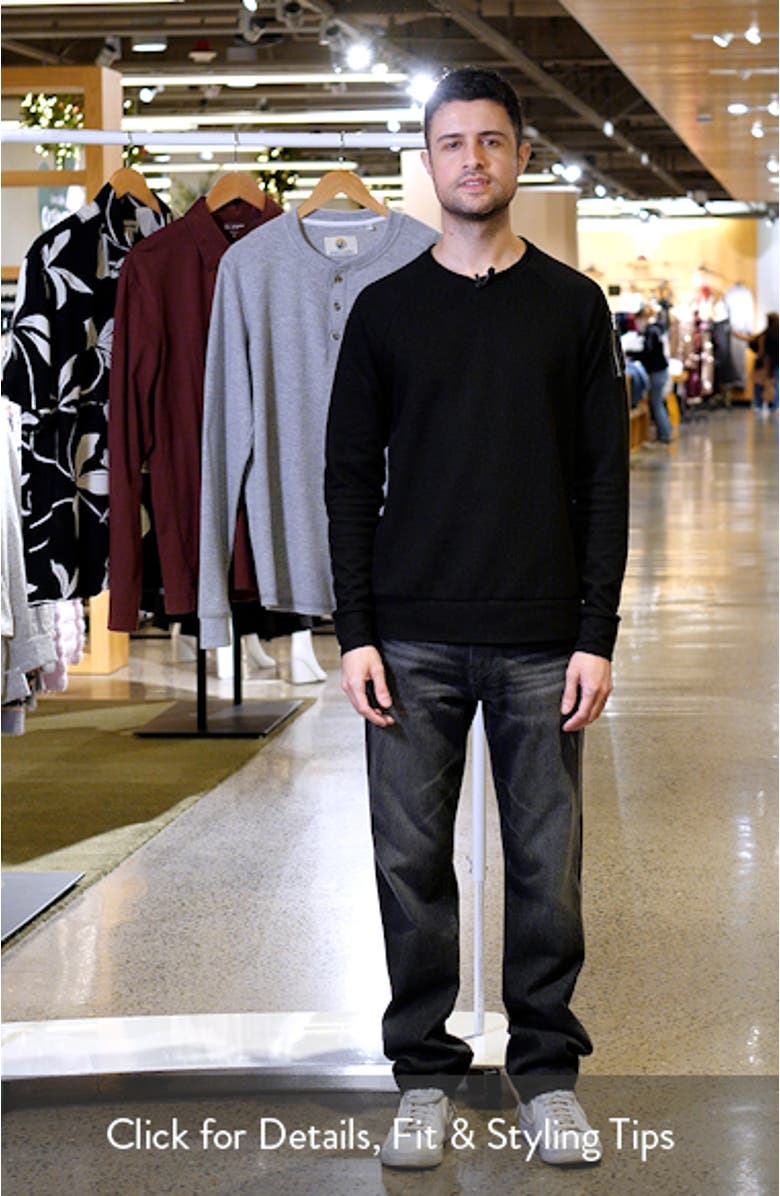 Everett Slim Straight Leg Jeans, sales video thumbnail