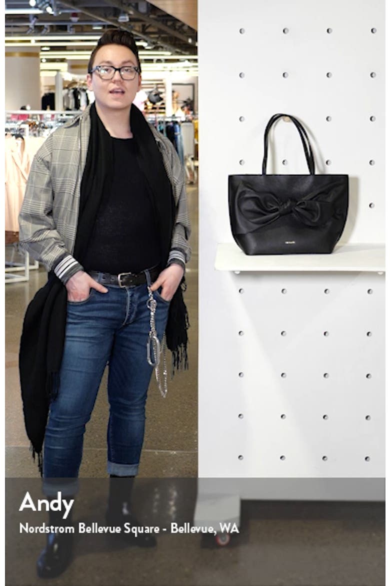 Diiana Soft Knot Detail Leather Shopper video