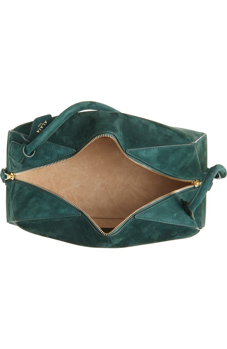 Alaïa Shoulder Bag, Alternate, color, Vert Foret