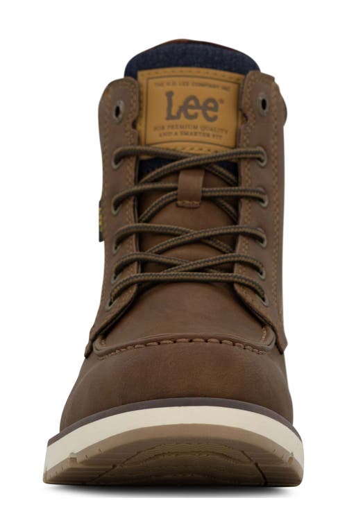 Lee Waylon Lace-up Boot In Brown