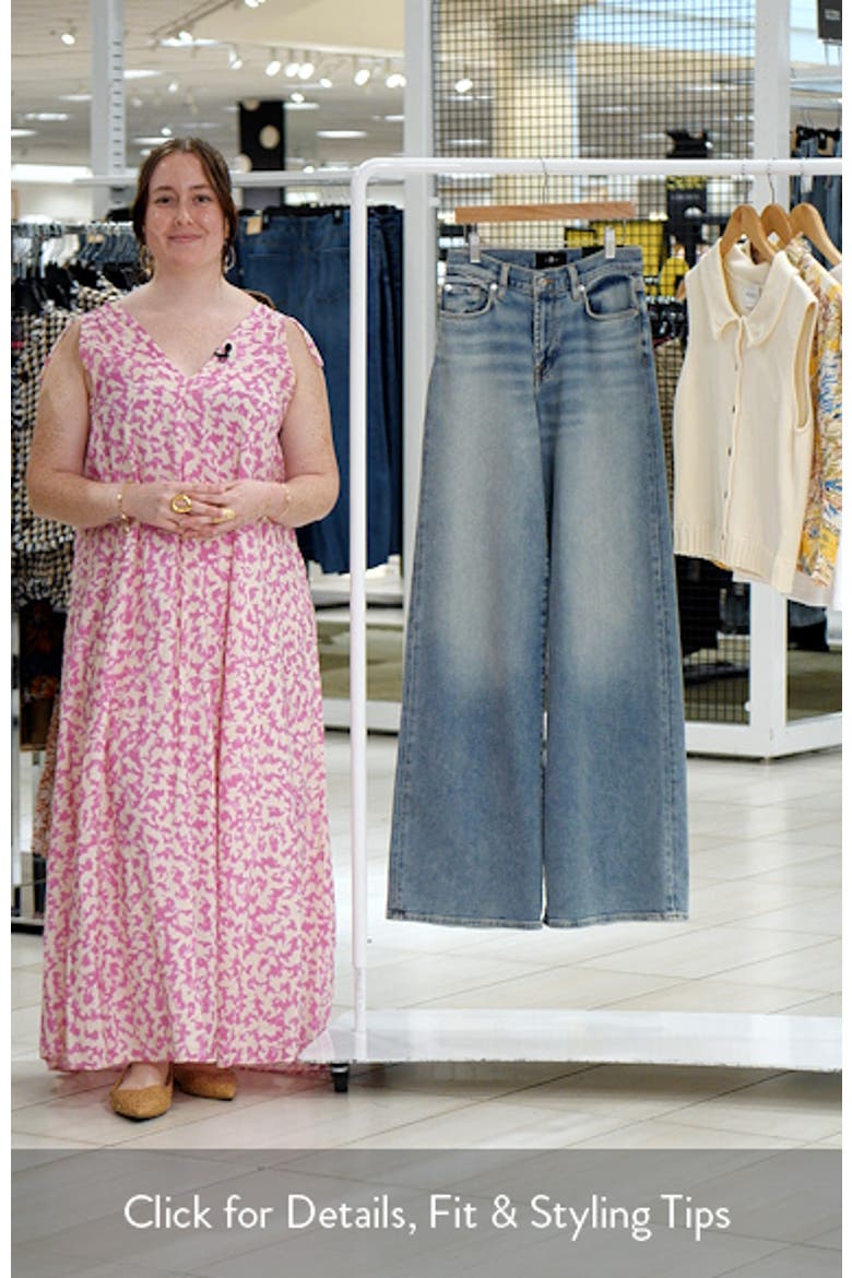 Lotta High Waist Wide Leg Jeans video