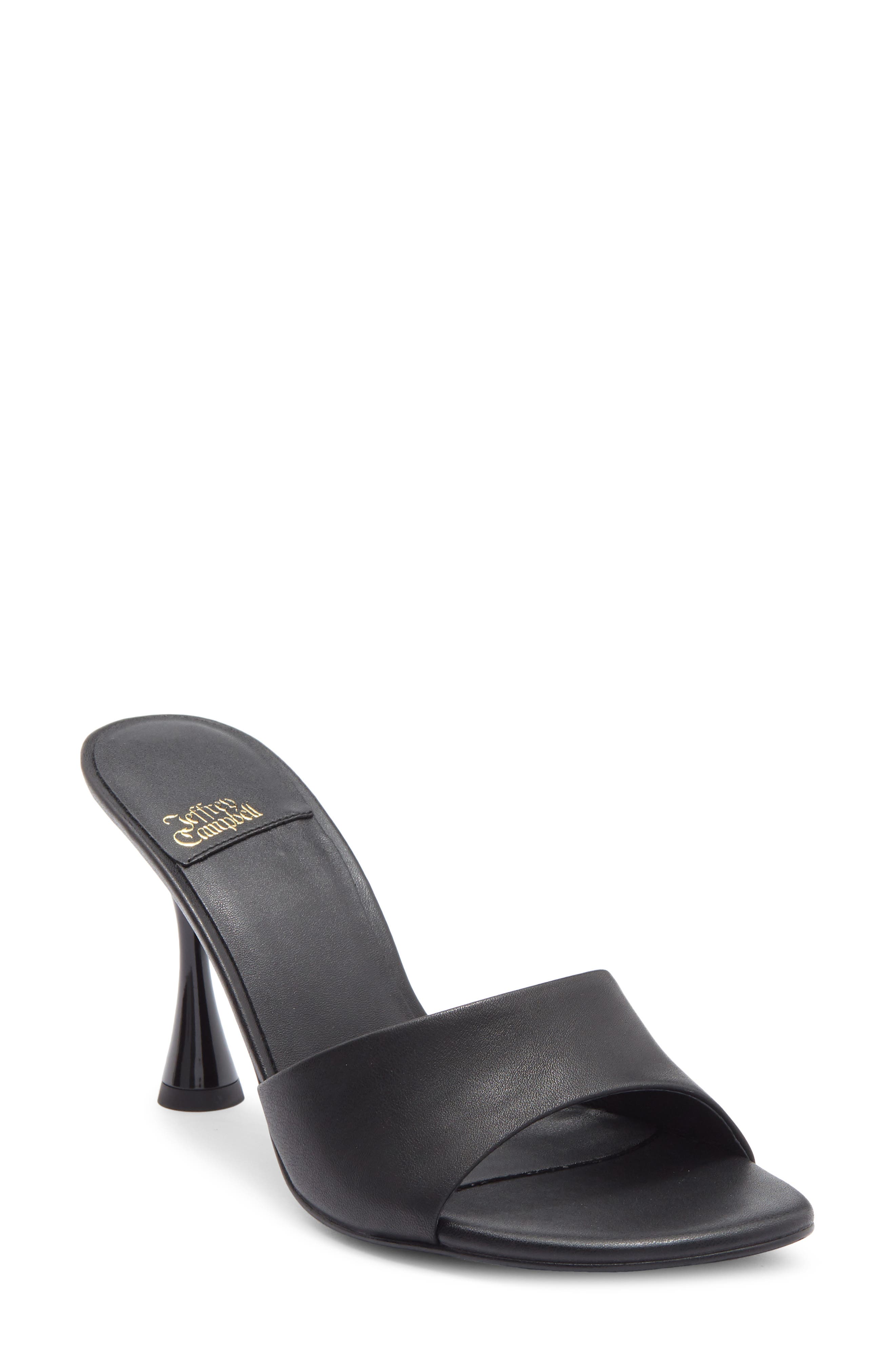 Jeffrey Campbell La-Nuit Sandal, Main, color, New Black
