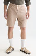 Scotch & Soda Regular Fit Cotton & Linen Chino Shorts