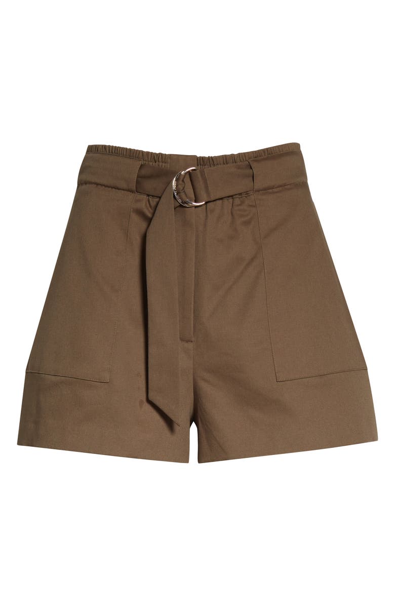 Ted Baker London D Ring Detail Shorts, Alternate, color, Olive