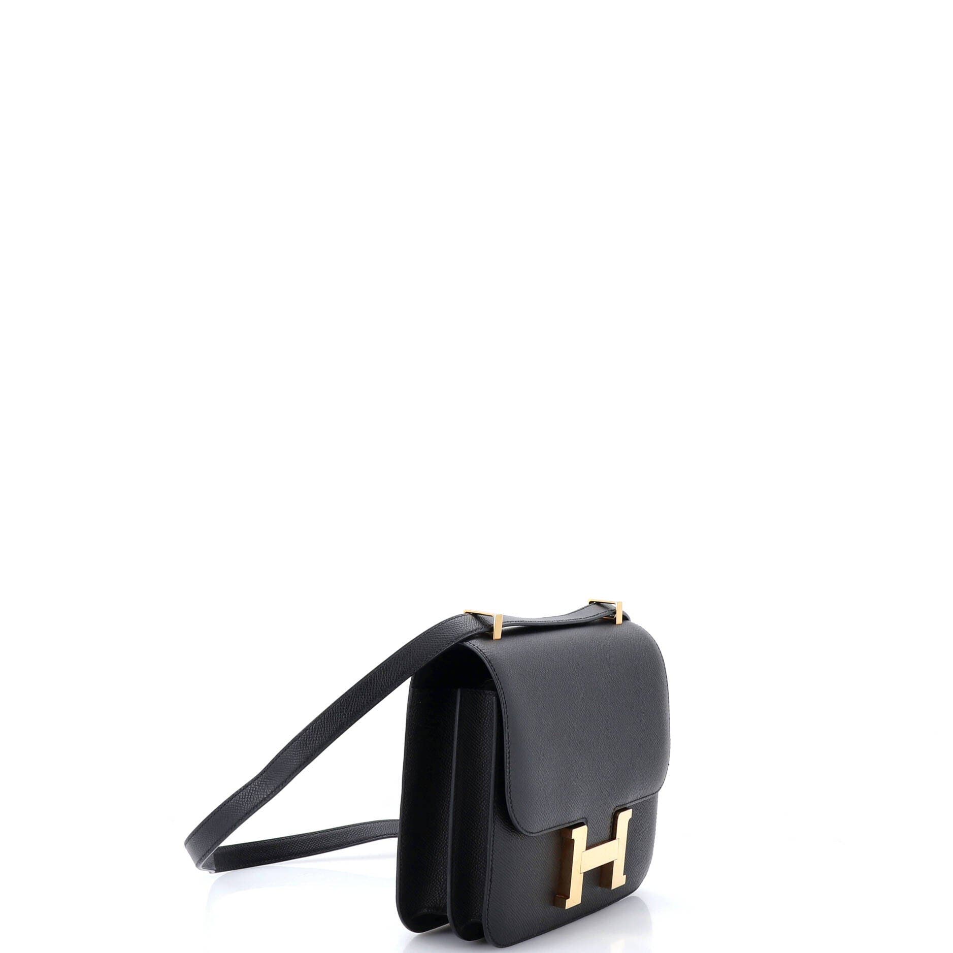Pre-Owned Hermes Constance Bag Epsom 24, Alternate, color, Noir