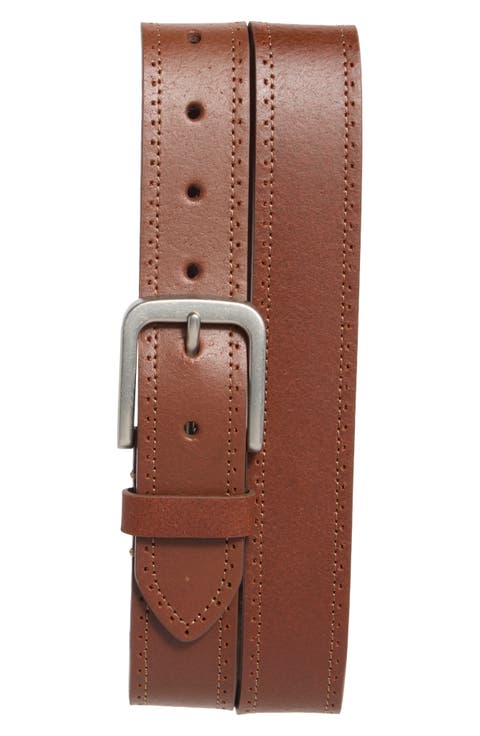 Stitched Leather Belt