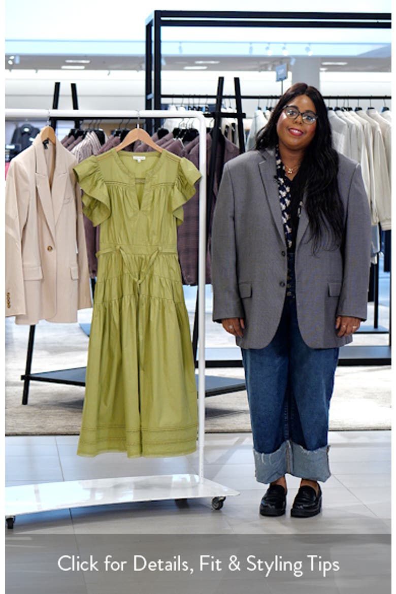 Ruffle Sleeve Tiered Maxi Dress video