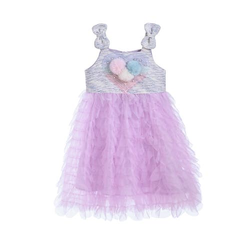 Mimi Tutu Tulle Silhouette Bow Pom Dress