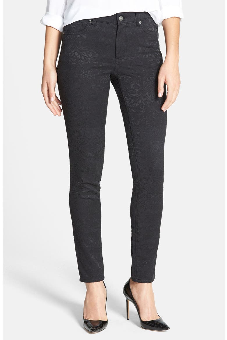 Skinny Jeans, Main, color, RICH BLACK