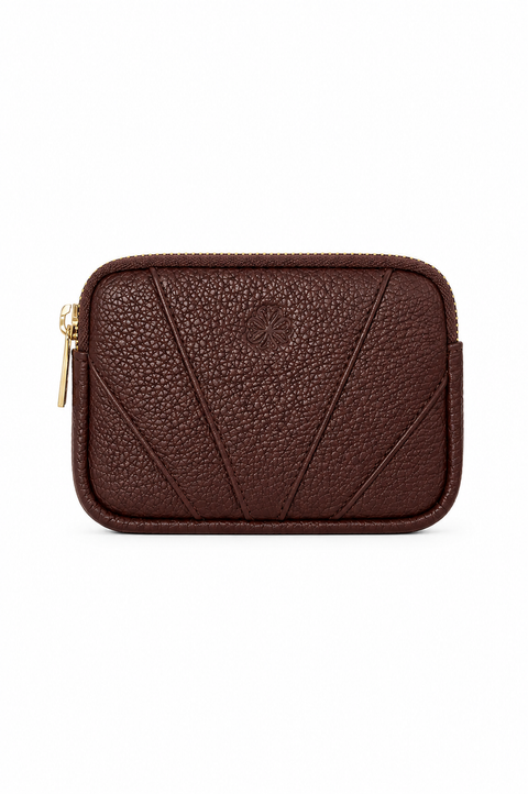 Écrin Almaira Textured Leather Zip Pouch