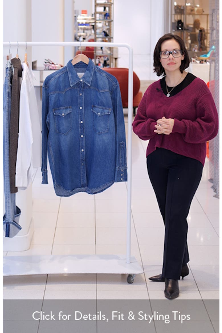 Ranchers Oversize Denim Snap-Up Shirt video