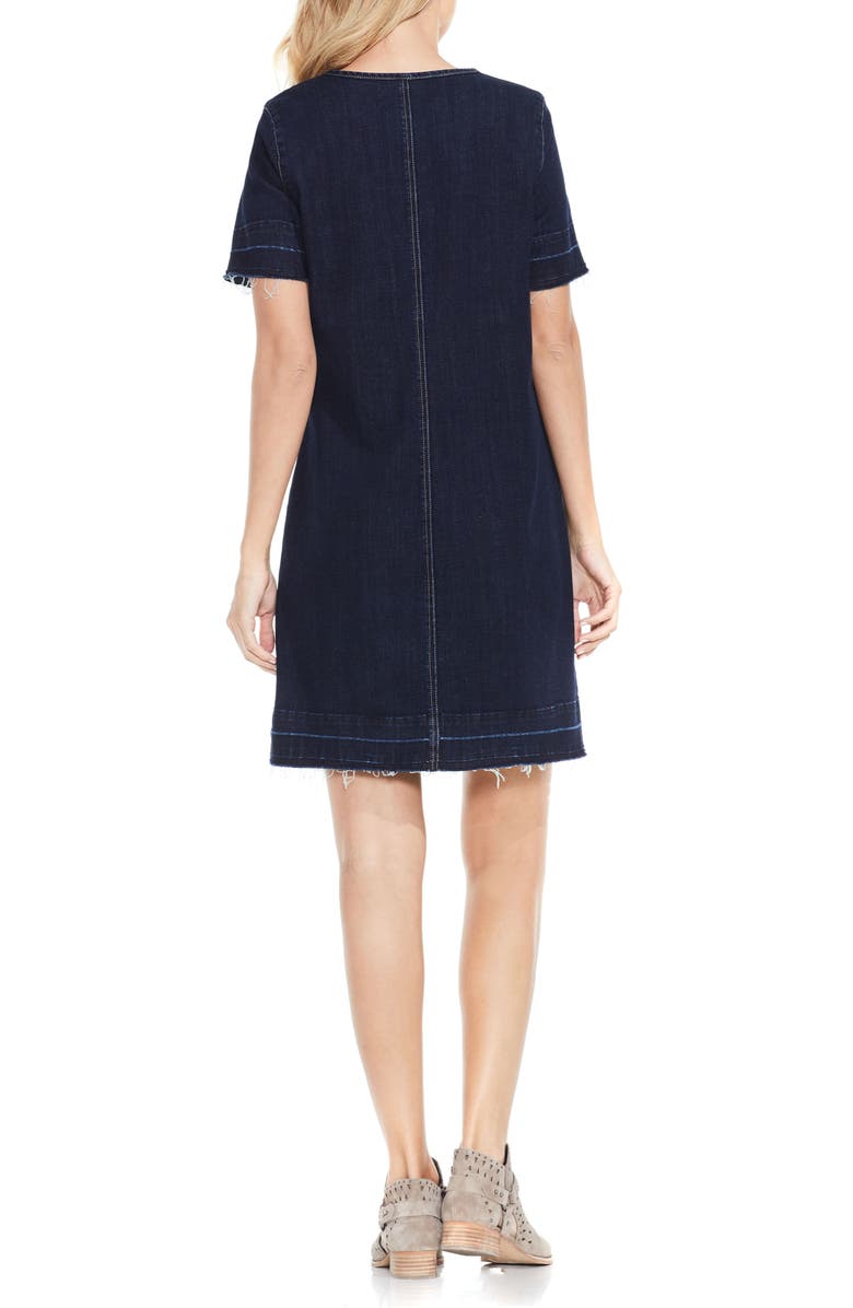 Vince Camuto Release Hem Denim Dress, Alternate, color,