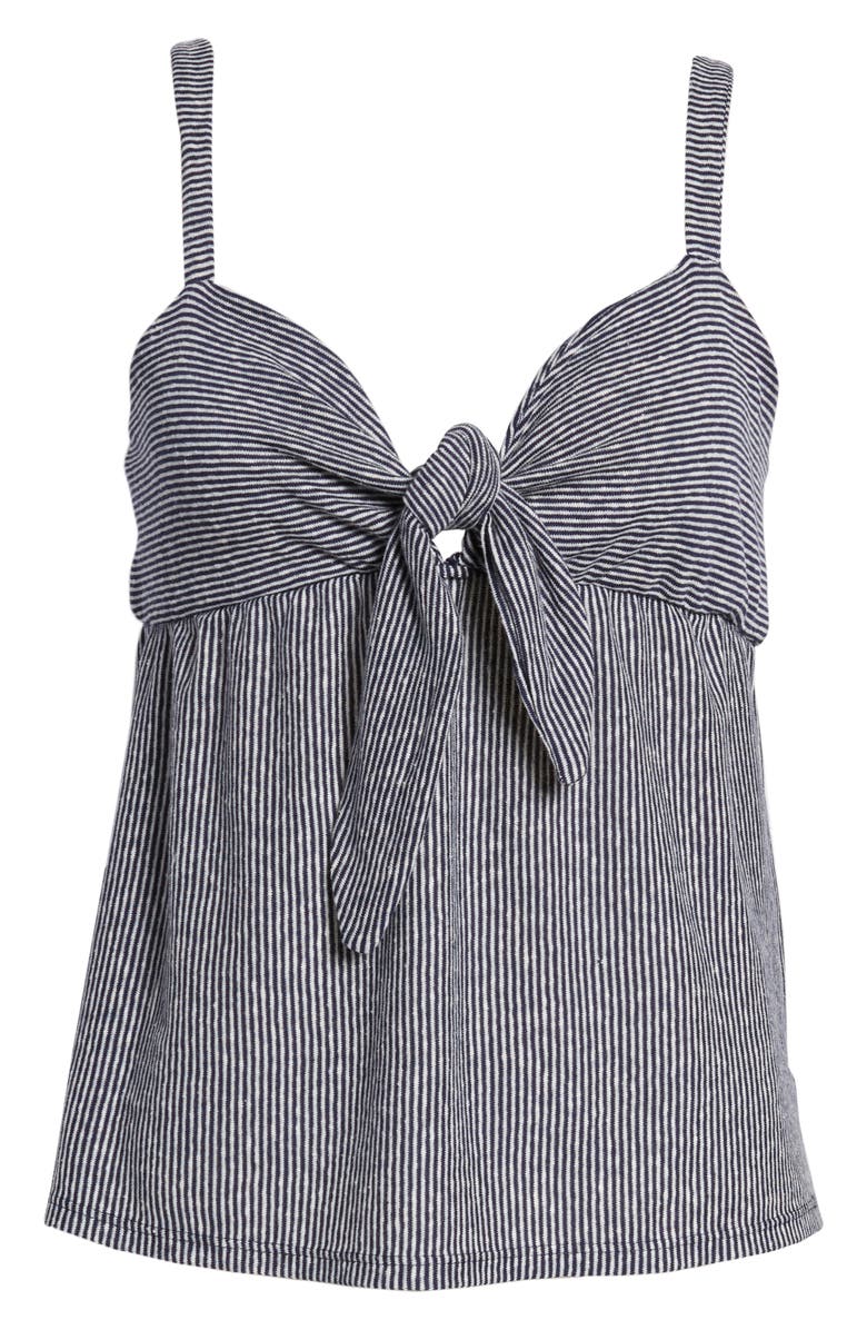 Socialite Knot Front Tank Top, Alternate, color, 