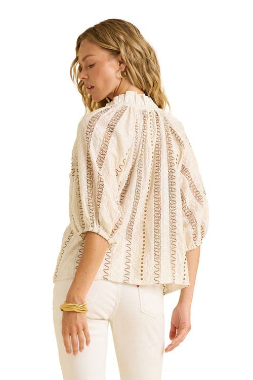 Calypso St Barth Calypso St. Barth Harper Top In Beige