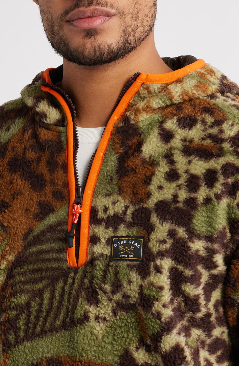 DARK SEAS Glendora Camouflage Fleece Hoodie, Alternate, color, Camo