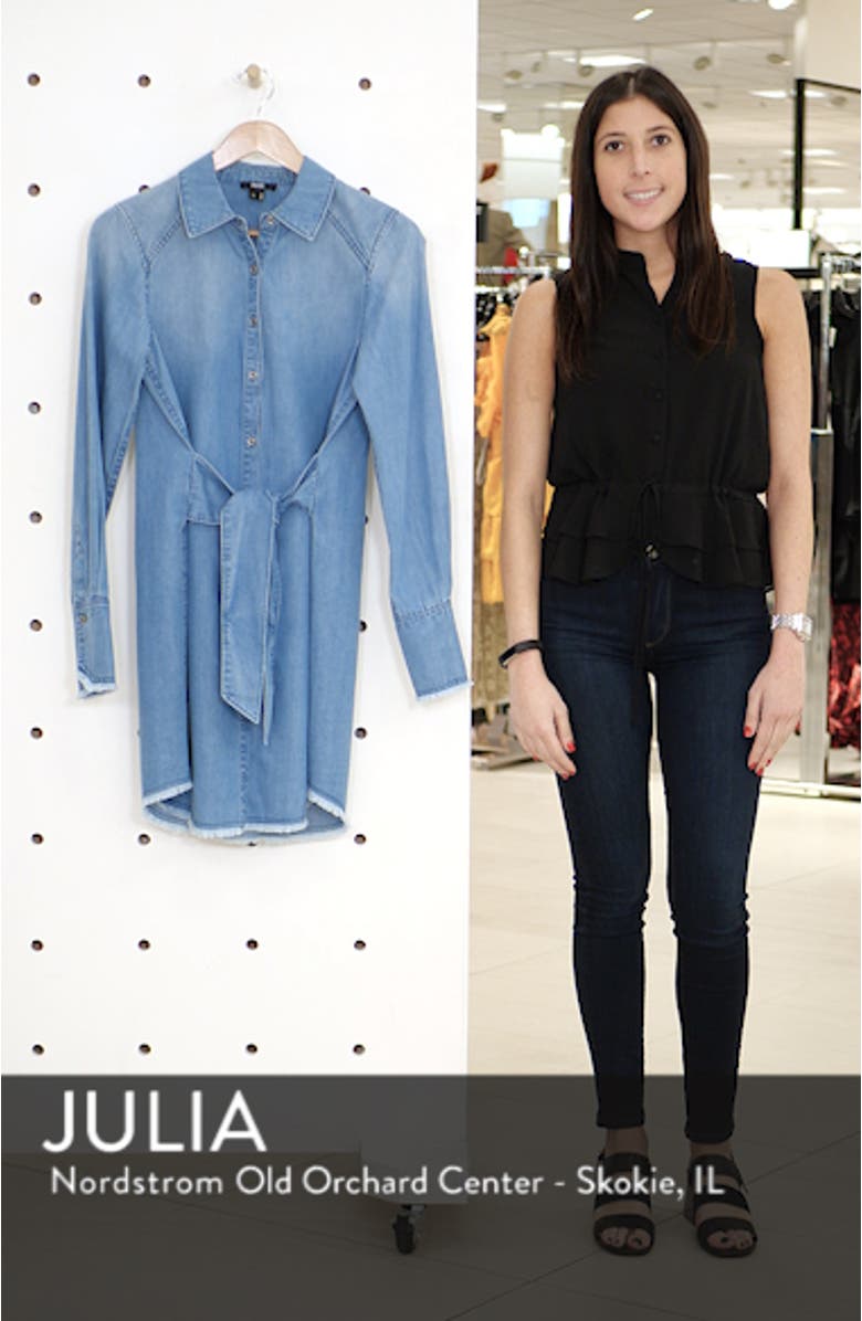 Clemence Chambray Shirtdress, sales video thumbnail