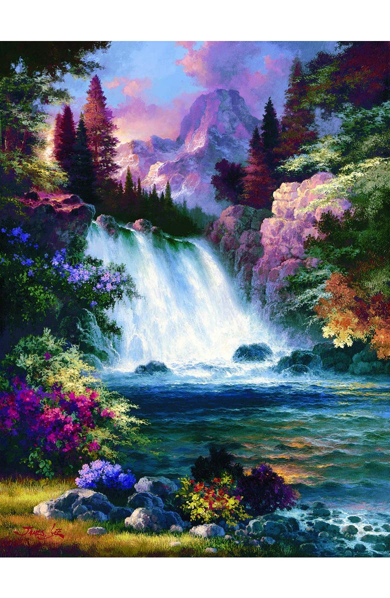 Sunsout Sunrise Falls Spring 300 piece Jigsaw Puzzle for Adults, Main, color, Multicolor
