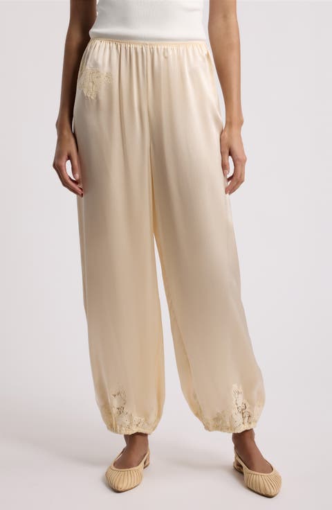 Yaria Silk Satin Pants