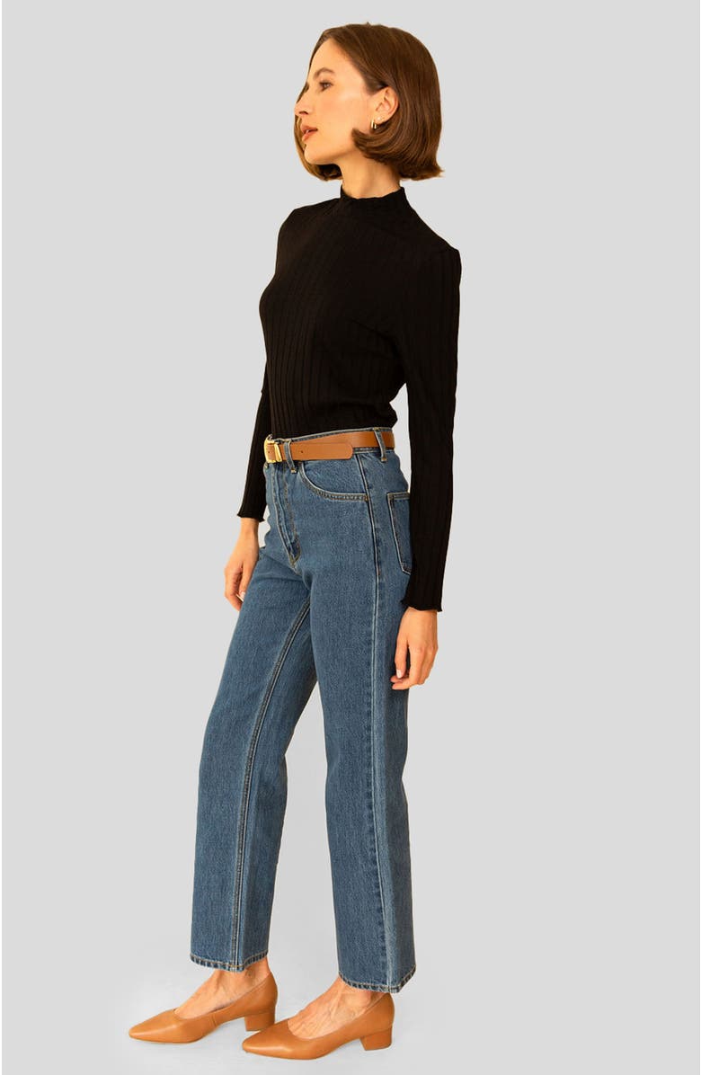 Whimsy + Row Gigi Top, Alternate, color, Black