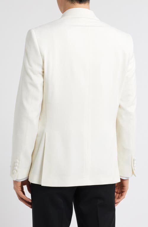 Jack Victor Ethan Stretch Wool Dinner Jacket In White