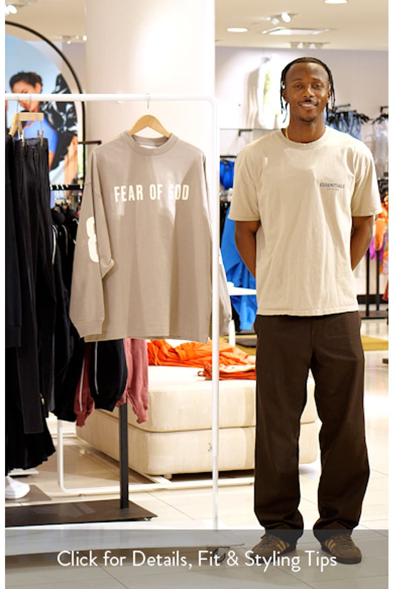 Merch Oversize Long Sleeve Cotton Graphic T-Shirt video