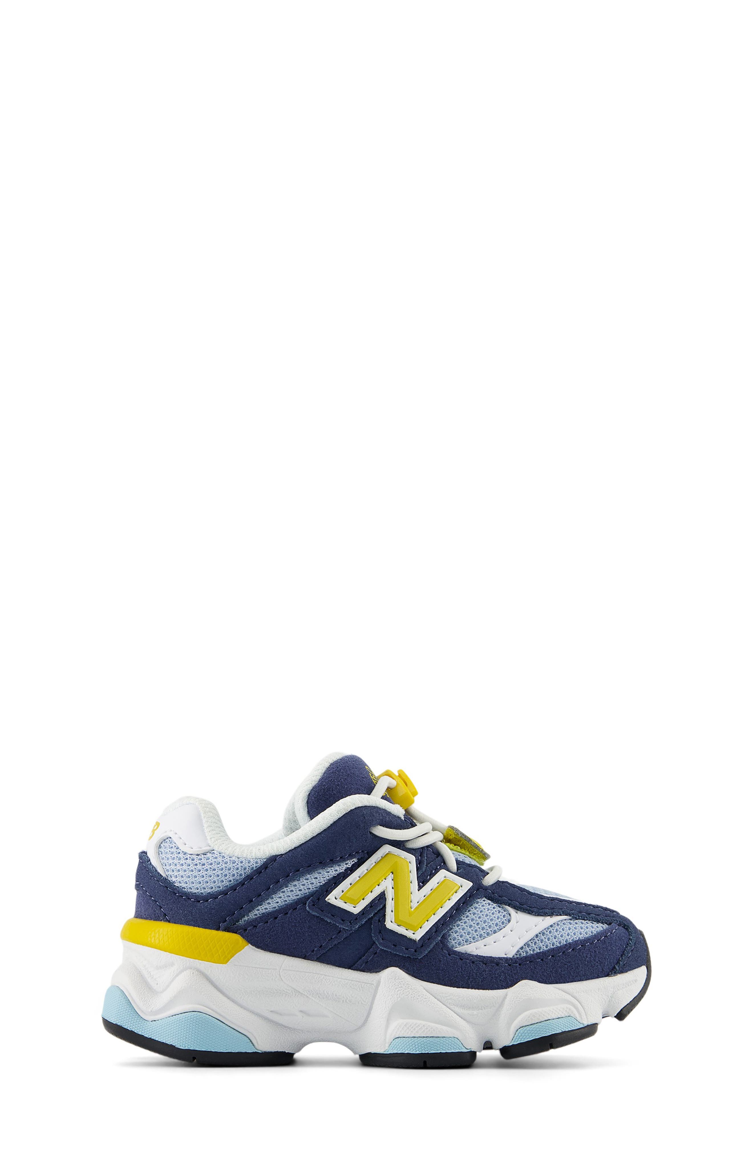 Kids' 9060 Sneaker, Alternate, color, VINTAGE INDIGO/ APOLLO GOLD