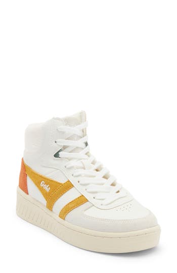 Gola Slam Trident Trainer Sneaker In White