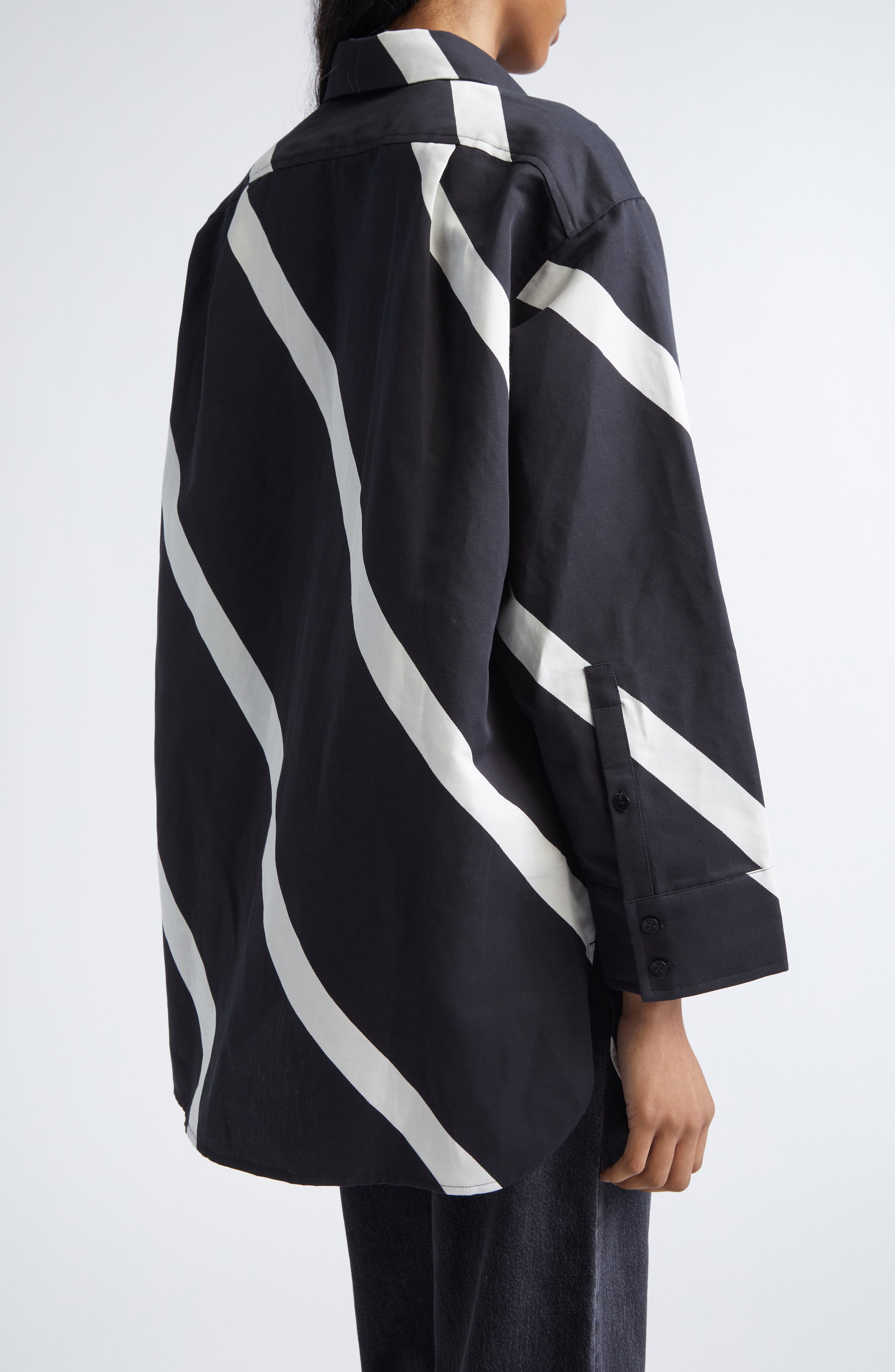 Heitto Basso Cotton & Linen Button-Up Shirt - image 2