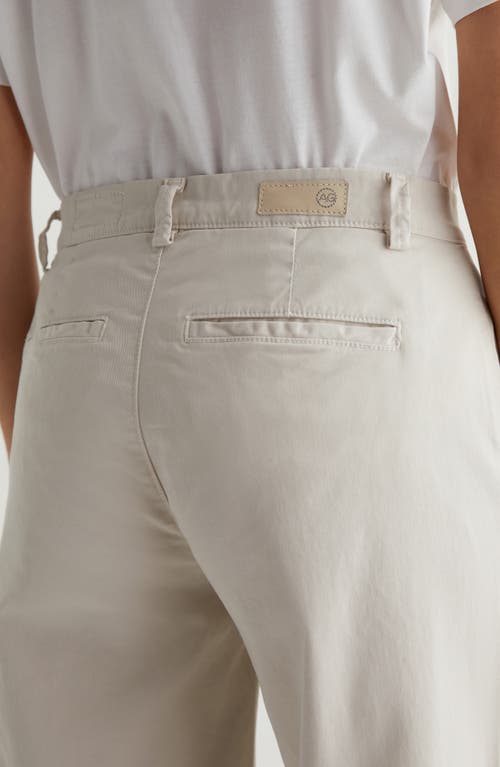 Ag Caden Twill Wide Leg Pants In Pumice