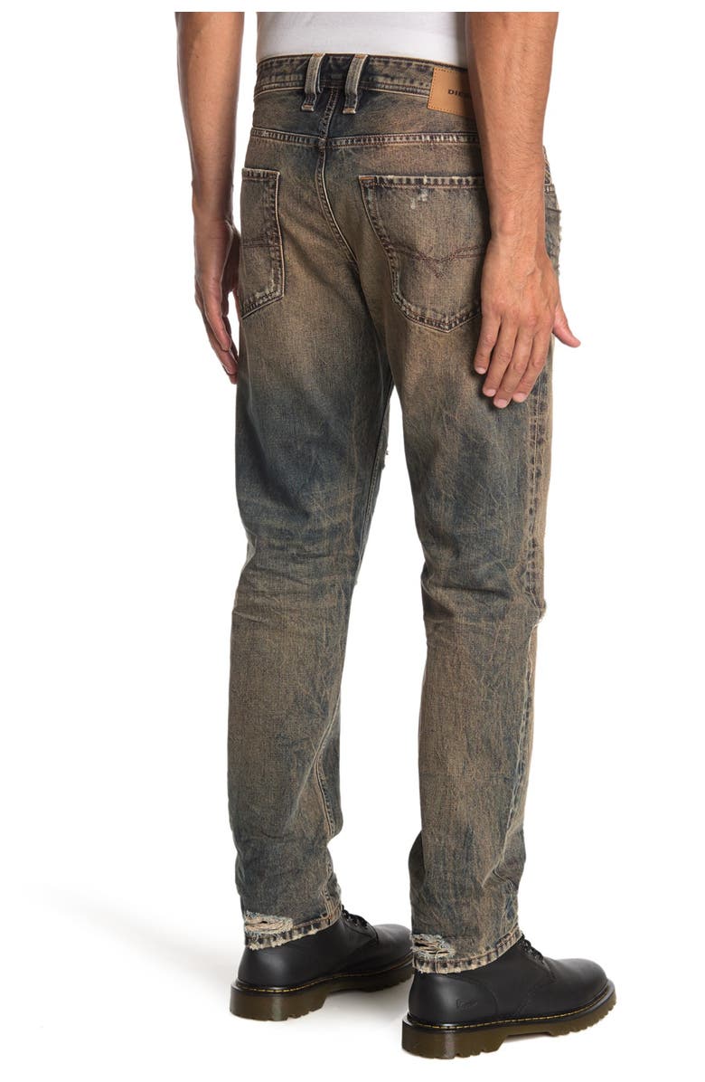 DIESEL<sup>®</sup> Larkee Distressed Straight Leg Jeans, Alternate, color, 