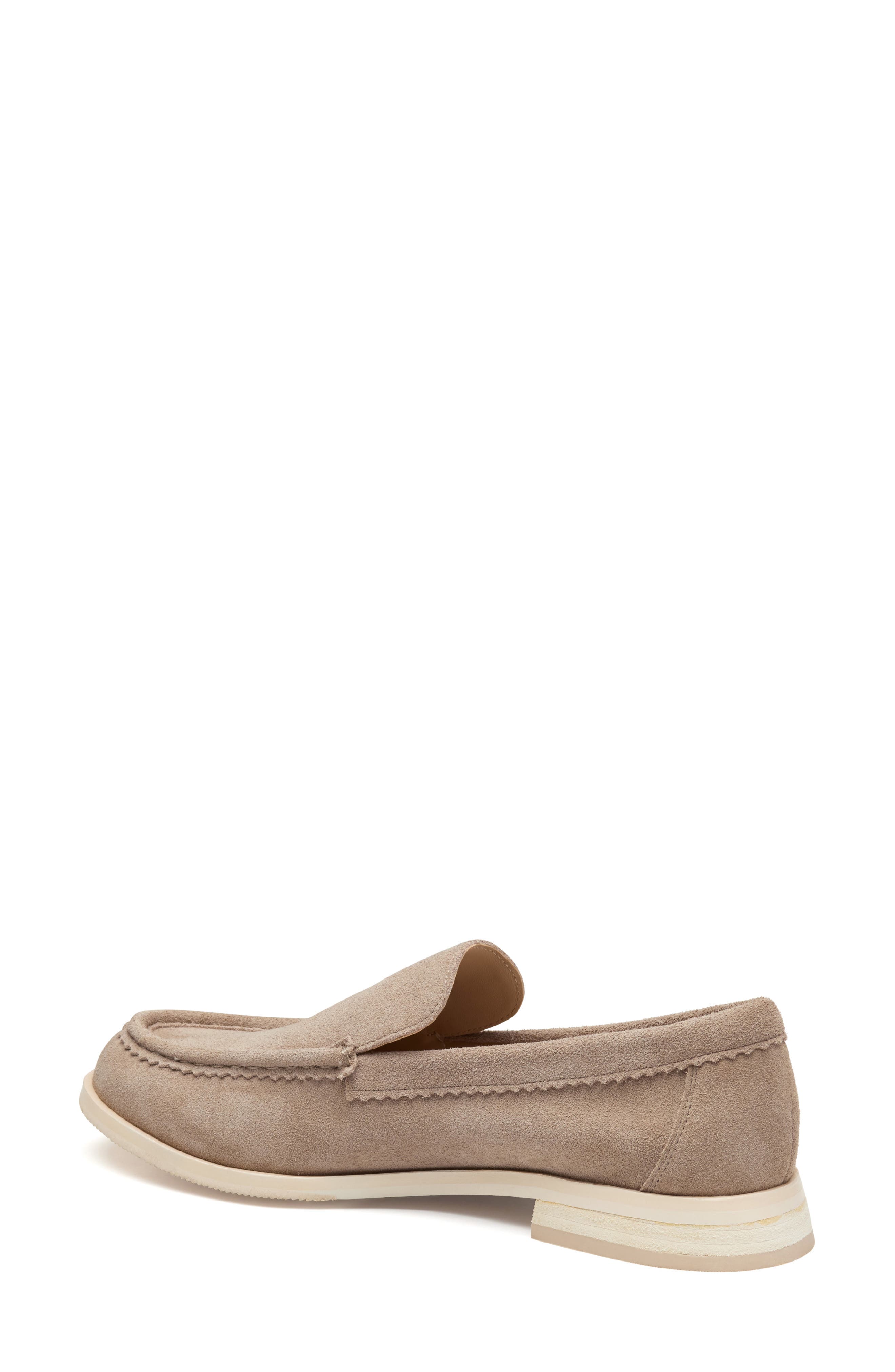Johnston 
Murphy Gillian Suede Loafer, Alternate, color, Taupe Suede