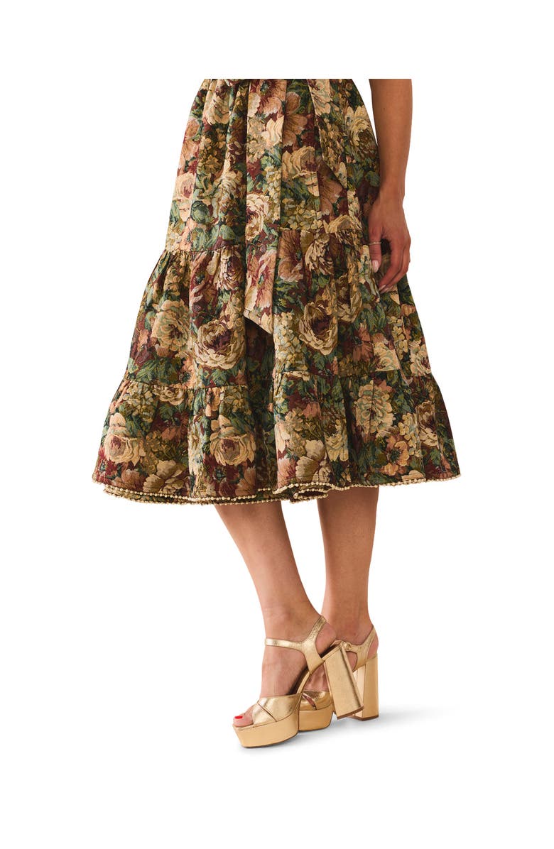 Eddy Tracy Set, Alternate, color, Flora Floral Jacquard