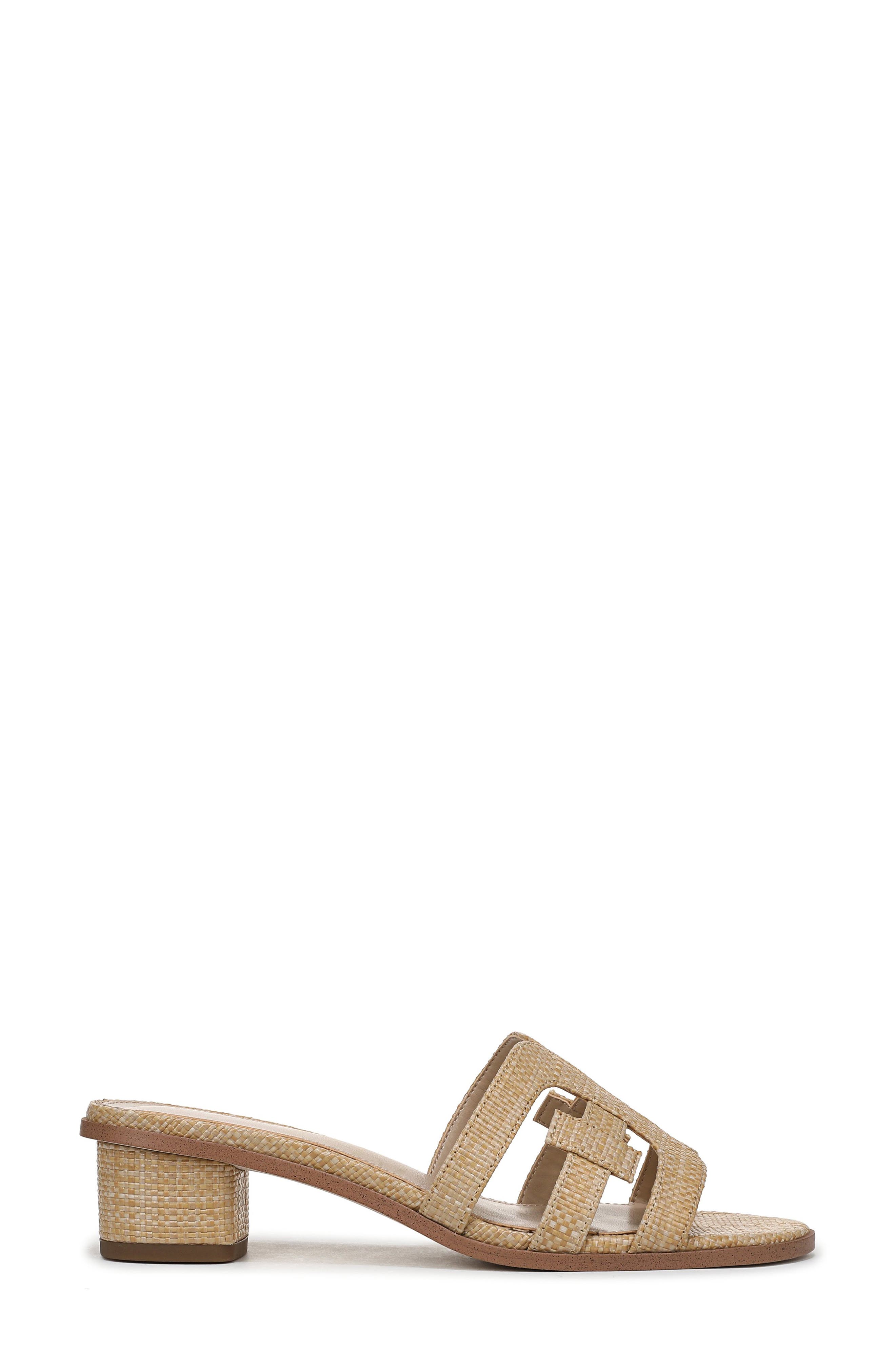 Illie Block Heel Slide Sandal, Alternate, color, BEECHWOOD