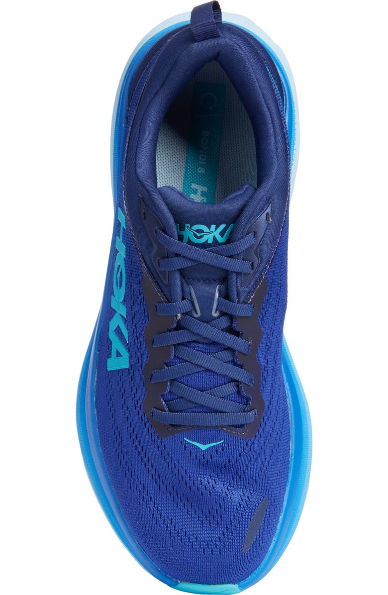 HOKA Bondi 8 Running Shoe, Alternate, color, Blue / Bluing