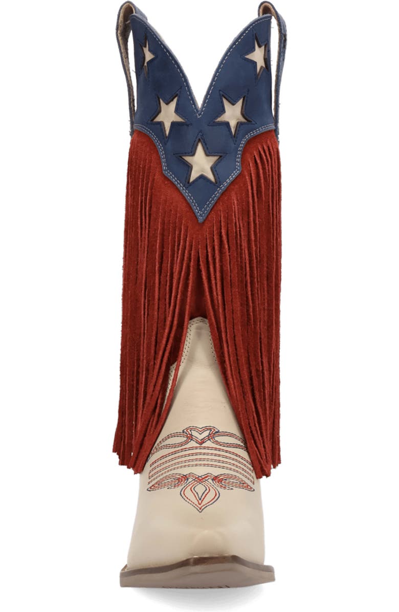 Dingo Wild N Free Fringe Western Boot, Alternate, color, Multi