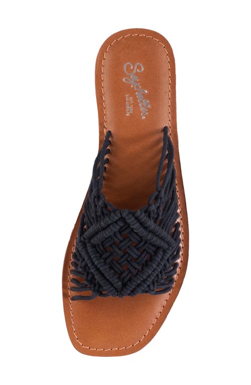 SEYCHELLES SEYCHELLES MAHOGANY SLIDE SANDAL