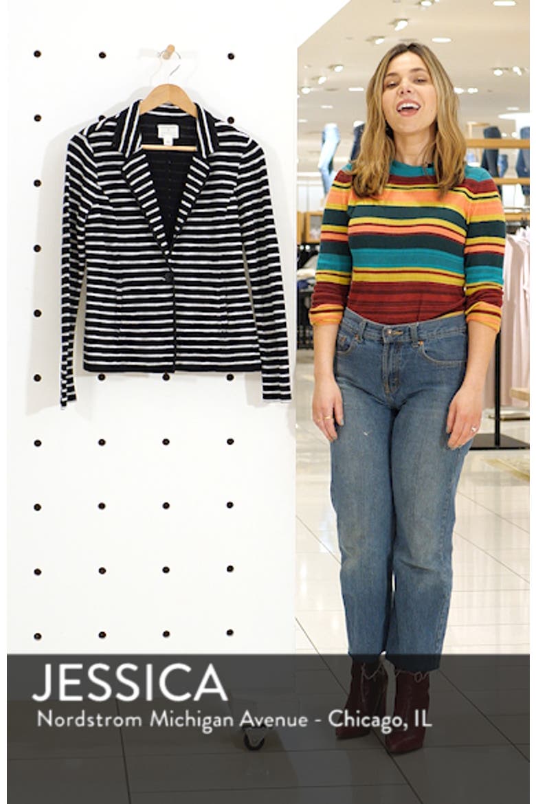 One-Button Knit Blazer video