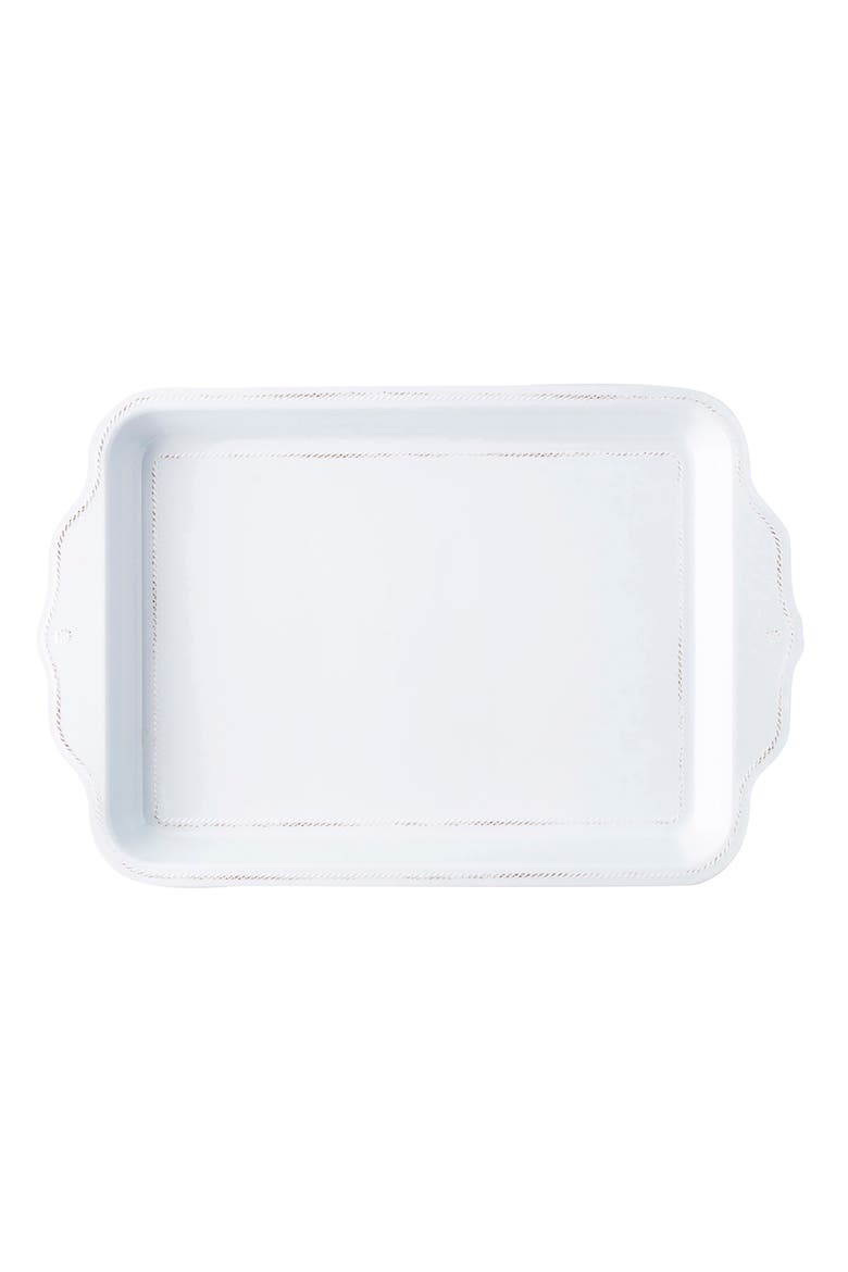 Berry and Thread Rectangular Melamine Serving Tray, Alternate, color, WHITEWASH