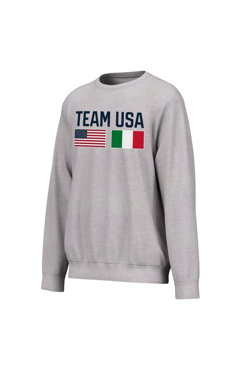 Outerstuff Men's Outerstuff Heather Gray Team USA Sweatshirt, Main, color, Heather Gray