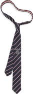 Thom Browne Jacquard Browne 65 Stripe Silk Tie