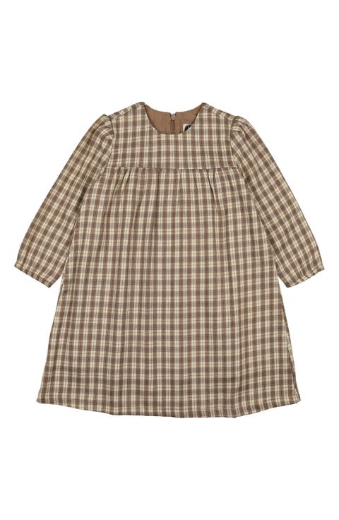 Kids' Autumn Plaid Dress (Toddler & Little Kid)