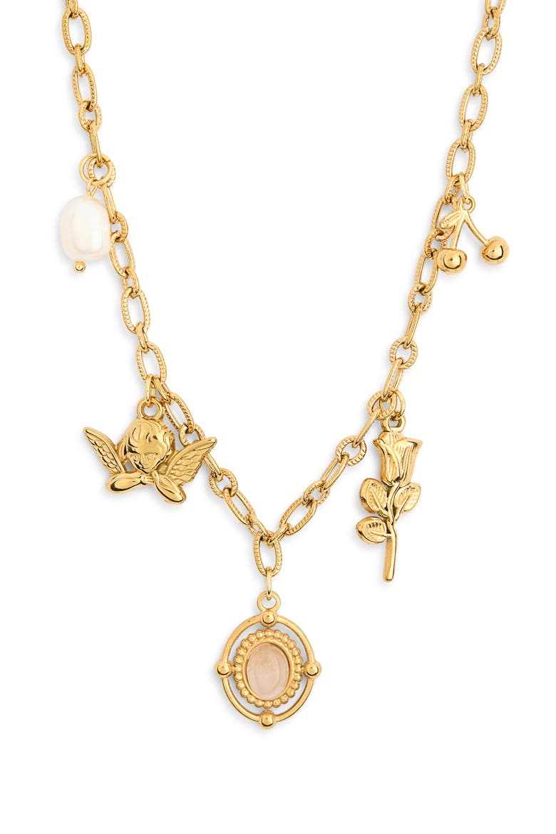 Ornate Charm Necklace (Nordstrom Exclusive), Main, color, GOLD - Nordstrom Exclusive